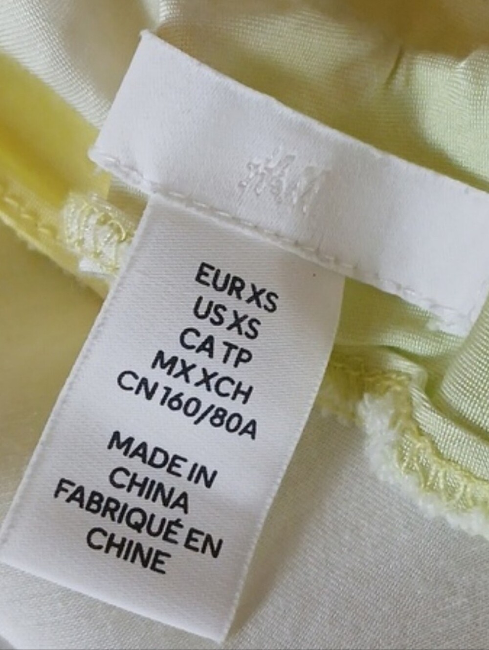 Women's Asymmetrical Summer Resort Slip Midi Dress in Lemon Tie-Dye Multi XS - Picture 14 of 16